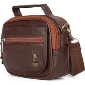 Resim U S Polo Assn Kahve Rölax Unisex Postacı Çantası Plevr8418 Kahverengi 