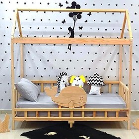 Resim Markaawm Balina Montessori Yatak 90x190 Çocuk ve Bebek Karyola 80X130 