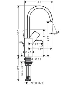 Resim Hansgrohe Vivenis Tek Kollu Lavabo Bataryası 210, Kumandalı Krom Krom 