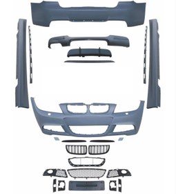 Resim 3 SERISI E90 2007-2011 İÇİN UYUMLU LCI M-TECH BODY KIT (ÖN-ARKA-YAN-PANJUR) 