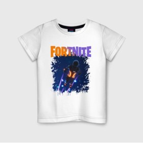 Resim GALASHOP Fortnite Uzay Temalı Beyaz Çocuk Tshirt Model 118 