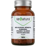Resim VENATURA Beta Glukan, Ekinezya, Kuşburnu, Vitamin C ve Çinko Takviye Edici Gıda 30 Kapsül 