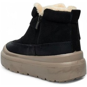 Resim Celira Twg İçi Kürklü Siyah Bej Süet Kadın Bot & Bootie Nsb823 Çok Renkli 