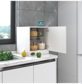 Resim Kenzlife kapaklı mutfak dolabı melek byz 039x029x29 banyo ofis komodin (m) 