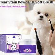 Resim Köpekler ve Kediler İçin Groomer Önerisi Gözyaşı Leke Tozu | Sakinleştirici Honeysuckle ve Çamille Formülü | Yumuşak Fırça ile Nazik Göz Hijyen | Hipoalerjenik Kürk Bakımı Temel Ürünler | Kolay Uygulama İçin Konsantre Formül | Tüm Irklar ve Boyutlar İçin Uygun 