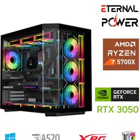 Resim ETERNAL POWER RYZEN 7 5700X 32G DDR4 1TB M.2 RTX3050 A520 A650W 
