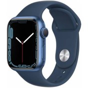 Resim Apple Watch 7 seri GPS 41 mm Akıllı Saat Blue - Mavi 