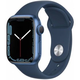 Resim Apple Watch 7 seri GPS 41 mm Akıllı Saat Blue - Mavi 