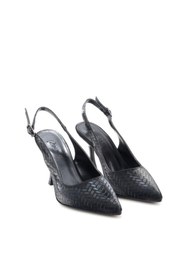 Resim PİSAGOR Pisagor Ps-32650 8,5 Cm Topuklu Kadın Arkası Açık Stiletto Ayakkabı 