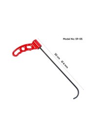 Resim 30 Cm 6 Mm Çap 360 Derece Döner Saplı Arka Çamurluk Kapalı Çubuk - S9-05 