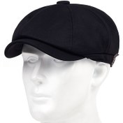 Resim Erkekler İçin Düz Kenarlı Kışlık Bere - Polyester Dolgulu, Şık Siyah Tasarım, Dayanıklı ve Rahat Soğuk Hava Beanie'si, Minimalist Tarz, Konforlu Giyim için Kışlık Bere 