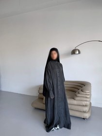Resim Düğmeli ipek ferace 