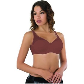 Resim Bordo Mı Emay 167d Pedli Tül Toparlayıcı Sütyen Bordo 