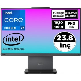 Resim Lenovo ThinkCentre Neo 50A 24 G5 12SC000KTR009 i7-13620H 16 GB 512 GB SSD 23.8" Dos AIO Masaüstü Bilgisayar 