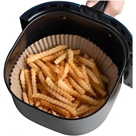 Resim Ally 50 Adet Tek Kullanımlık Yapışmaz Airfryer Pişirme KAĞIDI-(5775) Nemere 