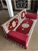 Resim Sultan Sedir 150cm Tek Yer Minderi - Selçuklu - Satışa Hazır Ürün (2Kolçak) 