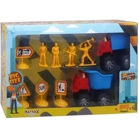 Resim Matrax Constructıon Team Yol Çalışması - Inşaat Seti 