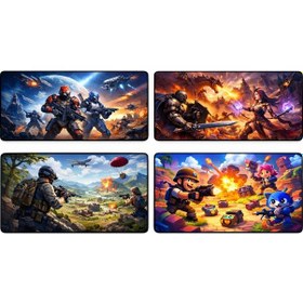 Resim 70x30 Cm 13 Desen 3mm Kaymaz Mouse Pad 