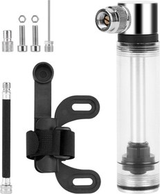 Resim Xindoker Alüminyum Allyum Mini Pompa, Bisiklet Lastikleri, Basketbol Topları İçin Taşınabilir, Dışarıda Sürüş Ve Spor Aktivitesi İçin Enflasyon Aracı 