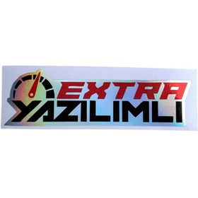 Resim HMNL EXTRA YAZILIMLI HOLOGRAM STİCKER 14X4.5 CM 