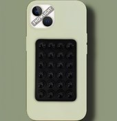 Resim SHOWLIGHT Silikon Vakumlu Telefon Tutucu, Cep Telefonu için Silikon Yapışkanlı Telefon Tutucu Vantuz 