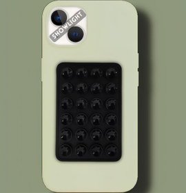 Resim SHOWLIGHT Silikon Vakumlu Telefon Tutucu, Cep Telefonu için Silikon Yapışkanlı Telefon Tutucu Vantuz 