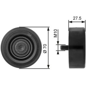 Resim Gates T36206 Alternator Gergi Bilyasi 2528727000 2528727001 2528727400 