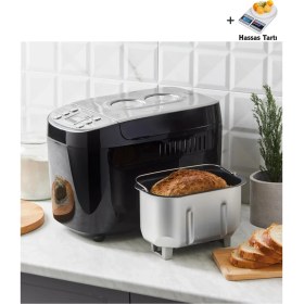 Resim Karaca 15 Programlı, Hamur Yoğurma, Reçel, Yoğurt, Üstün Performanslı Ekmek Yapma Makinesi, 1500 G, 45 Farklı Tarifli Kitapçık Premium Model + Onerous Hassas Tartı 