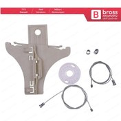 Resim VW Golf MK4 Jetta Bora A4 1J4839461 İçin Sol Arka Cam Kriko Seti 