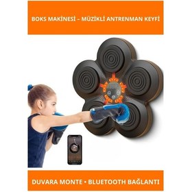 Resim Duvara Monte Müzikli Boks Makinesi Bluetooth Led Ekran 1 Adet 