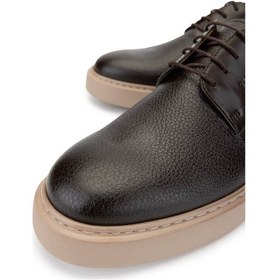 Resim Tamer Tanca Erkek Hakiki Deri Kahverengi Casual Ayakkabı 537 3680 Erk Ayk Y25 Kahve Kahve 