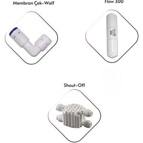 Resim Su Arıtma Cihazı Yedek Parça Seti 3'lü Tüm Markalara Uyumludur 