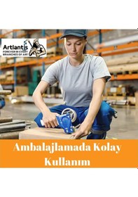 Resim Koli Bandı Şeffaf 45x100 6 Lı 1 Paket Artlantis Koli Bantı 45*100 
