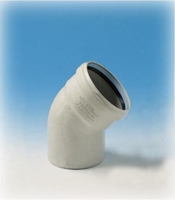 Resim Ege Yıldız 110X45 Pvc Açık Dirsek 3,2 mm 