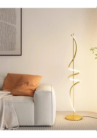 Resim Ömür Avize Peri Modern Tasarım Ledli Köşe Lambader Beyaz 