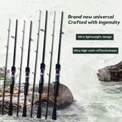 Resim Dayanıklı Tatlısu ve Tuzlu Su Balıkçılık Kamışı - Orta Hareket (M-Tone), Hafif Karbon Fiber, Kaymaz EVA Tutma Yeri, Düz Sap, Seramik Kılavuzlar - Hızlı İp Geri Alma, Olta Makineleri ile Uyumlu - Balıkçılar için İdeal Hediye (1.8m/2.1m) - Balıkçılık ve Avcılık Kamışı, Ergonomik Tutuş, Dayanıklı Yapı, Dış Mekan Sporcuları İçin 