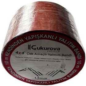 Resim Bitümlü Su Yalıtım Bantı Kırmızı 10 cm 
