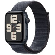 Resim Apple Watch SE GPS 44 mm Alüminyum Kasa ve Spor Loop 2024 Gümüş 