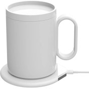 Resim Three Beans USB Kupa Isıtıcı 2 1 Evrensel Kablosuz Şarj, Kahve Fincanı Mat Isıtıcı (Yurt Dışından) 