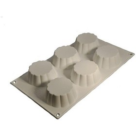 Resim Cesil Silikon Kalıp 6 Lı Çiçek 