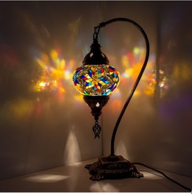 Resim Dekoratif YATAK ODASI BAŞUCU LAMBASI KOMİDİN ÜSTÜ ABAJUR 