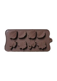 Resim Silikon Kalıp Farklı Yaprak Kalıbı 8 Li 