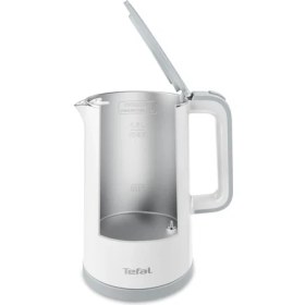 Resim Tefal KO6931 Akıllı Dijital Su Isıtıcısı - 1.5l, 5 Isı Seviyesi, LED Ekran, 1800W, Sıcak Tutma, Güvenli Dokunuş, Beyaz 