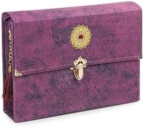 Resim İhvan Online 30 Cüz Nubuk Kaplama Özel Taşıma Çantalı Rahle Boy Arapça Kuranı Kerim Fuşya 