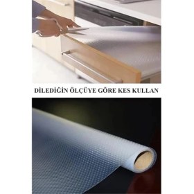 Resim AyrStore Yeni Enana Raflık Kaymaz Dolap Içi Çekmece Raf Örtüsü Kaydırmaz 3 Metre, 