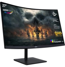Resim Acer Nitro XZ273UP 27” 170Hz 0.5ms (Hdmı+Display) Freesync Premium QHD Curved Monitör UM.HX3EE.P25 