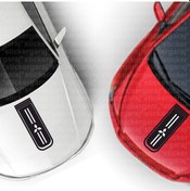 Resim Mitsubishi Colt Markalı Logolu Kaput Şerit Sticker Lüks Model 