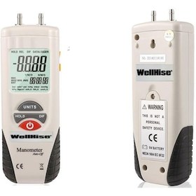 Resim Wellhise Ht-1891 Dijital Manometre Basınç Ölçer N11.89 