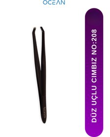 Resim Ocean Düz Uçlu Cımbız, Düz Ağızlı Solingen Siyah Cımbız No:208 