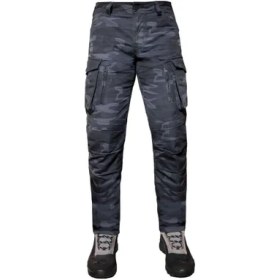 Resim Thebikerjeans Truva Cargo Camo Korumalı Motosiklet Pantolonu Erkek 